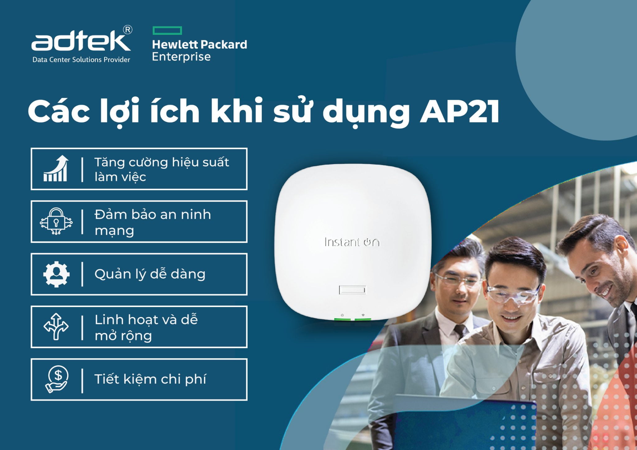 Aruba AP21 - Lựa chọn số 1 cho hệ thống mạng doanh nghiệp