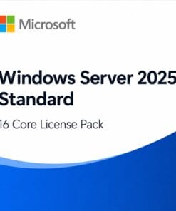 Windows Server 2025 Standard 16 Core License Pack bản quyền Microsoft