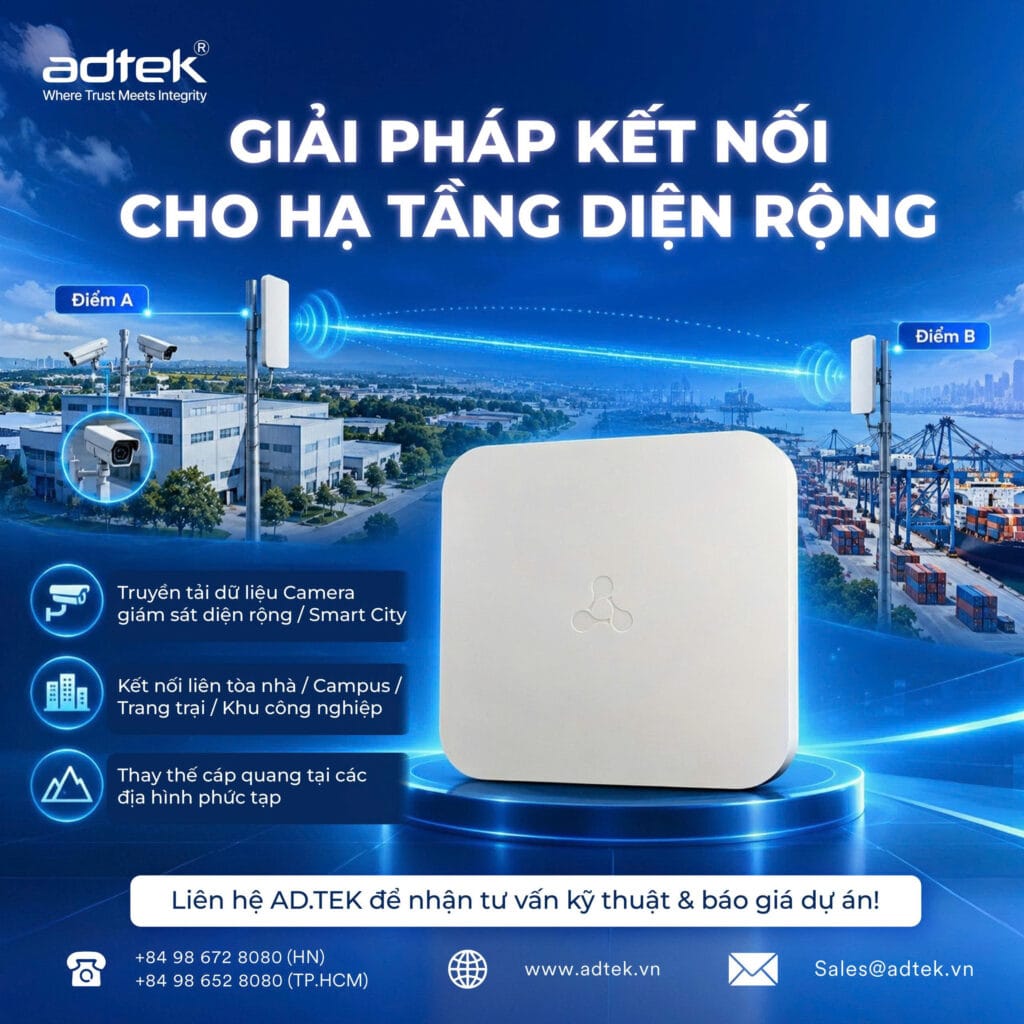 Bộ truyền dẫn không dây Outdoor Wi-Fi 6 Eltex WB-3P-PTP5 chính hãng phân phối bởi AD.TEK