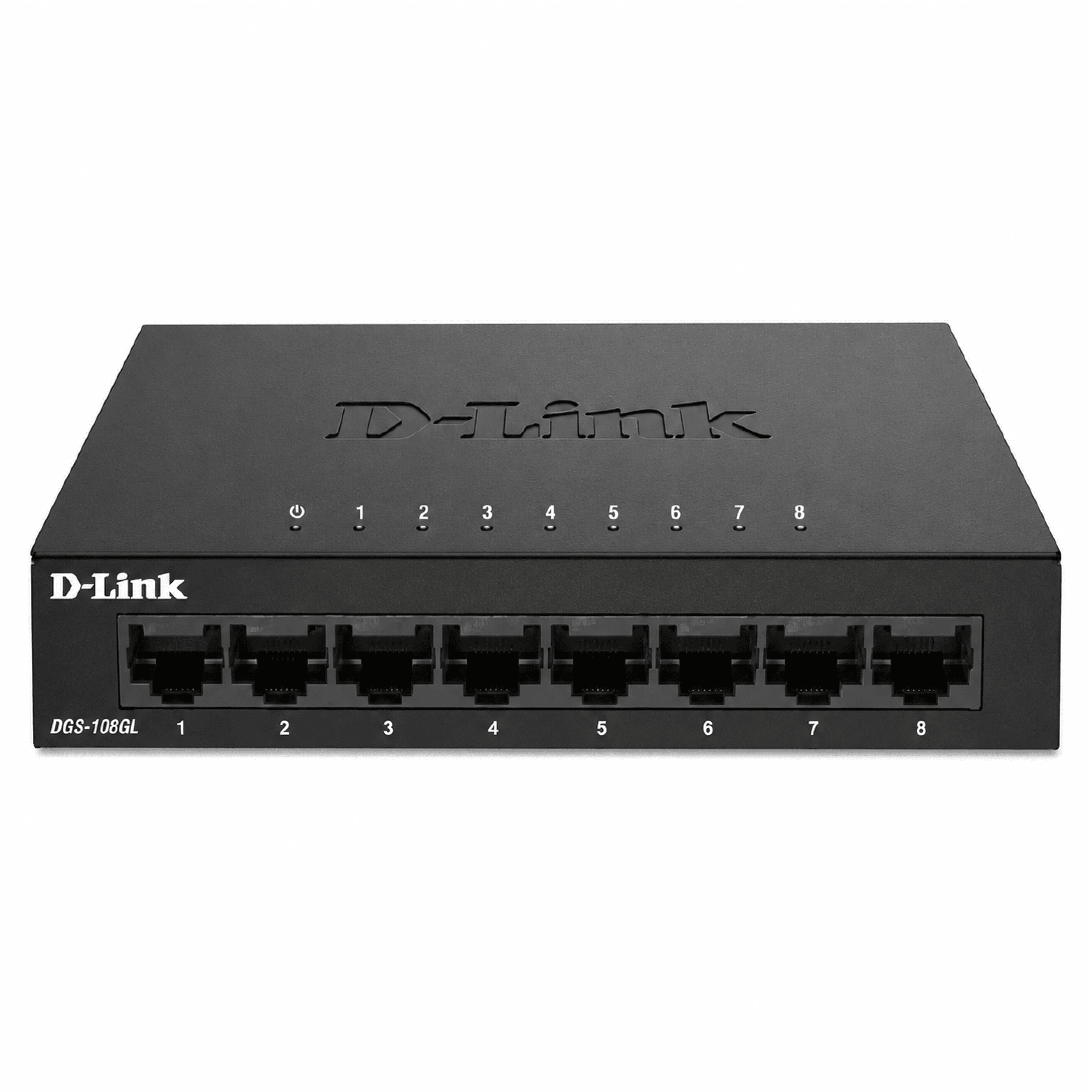 DGS-108 8-Port Unmanaged Gigabit Switch D-Link