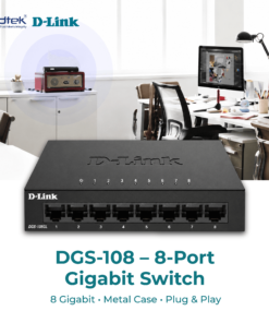 DGS-108 D-Link Unmanaged Gigabit Switch